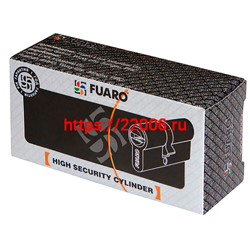 Цилиндровый Fuaro (Фуаро) механизм (100 CA/105) 1000CAKey105(30+10+65) CP хром 3Key фото 3