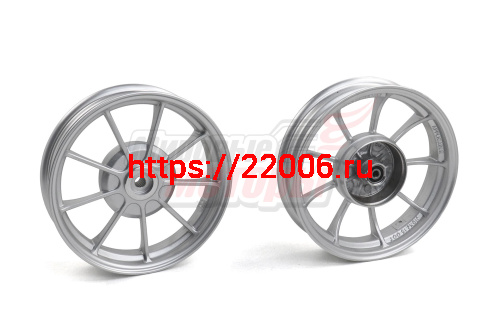 Обода 10" передний/задний литые под барабанный тормоз HONDA DIOZX 18/27/34 (СЕРЕБРО) Обода 10" передний/задний литые под барабанный тормоз HONDA DIOZX 18/27/34 (СЕРЕБРО)