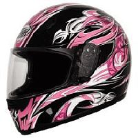 Мотошлем THH TS-38 №3 black/pink (M)