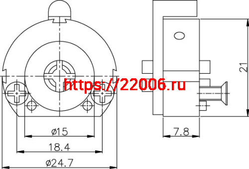Цилиндровый Kale kilit (Кале килит) механизм 164/FB mm для замков с крест. ключами 3 кл. фото 2