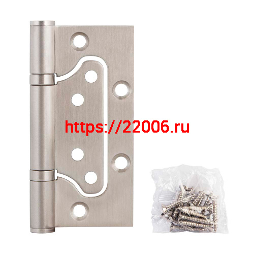 Петля Fuaro (Фуаро) из нержавейки универсальная без врезки IN4500W INOX 304 (500-2BB 100x2,5) фото 2 Петля Fuaro (Фуаро) из нержавейки универсальная без врезки IN4500W INOX 304 (500-2BB 100x2,5) фото 2