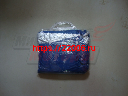 Чехол SAMEWAY 190T для мото 225*98*123 см, полиэстер, бело-синий