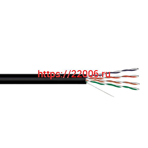Кабель 4pr U/UTP-5e 24 AWG PE Кабель 4pr U/UTP-5e 24 AWG PE