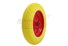 Колесо ПЕНА тачки садовой 8" 3,50-8" (W13) (под ось 16мм)