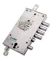 Замок Mottura (Моттура) врезной двухсистемный 54.J787-D MyKey (правый), перекод. с торца, кл. 60 мм, без накл.