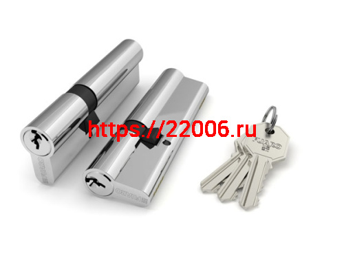 Цилиндровый Fuaro (Фуаро) механизм 100 CA 90 mm (35+10+45) CP хром 3 кл. Цилиндровый Fuaro (Фуаро) механизм 100 CA 90 mm (35+10+45) CP хром 3 кл.