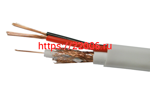 Кабель КВК-2В+2*0,75 Ripo  Кабель для видеонаблюдения