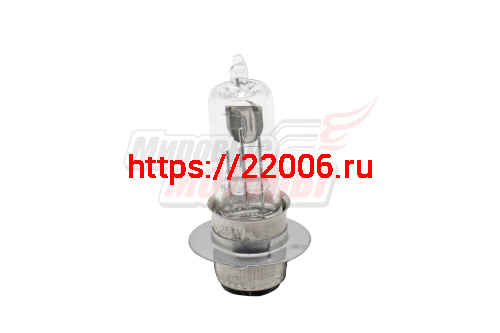 Лампа 12В 25/25Вт галоген 2х контактная (P15d)