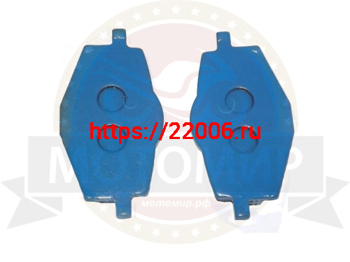 Колодки тормозные дисковые Yamaha YBR125  №2 (ATV200-500) фото 2