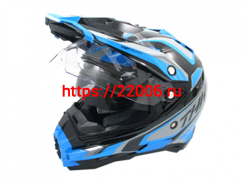 Мотошлем THH TX-27 №3 black/blue (L)