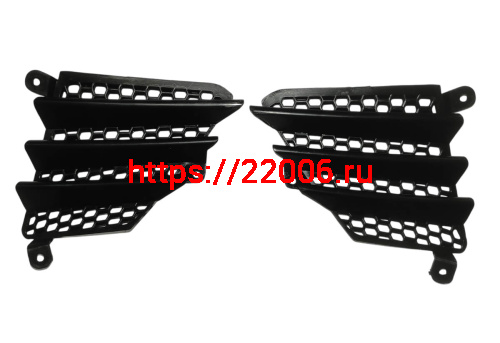 Облицовка декоративная, решетка, левая+правая, MIRAGE 250 (ТЭККЕН) (200043147-0009 + 200053171-0009) Облицовка декоративная, решетка, левая+правая, MIRAGE 250 (ТЭККЕН) (200043147-0009 + 200053171-0009)