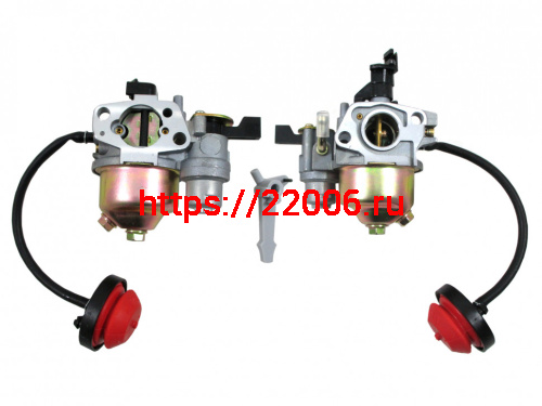 Карбюратор с подкачкой 168F-2, 170F в сборе с бензокраном Карбюратор с подкачкой 168F-2, 170F в сборе с бензокраном