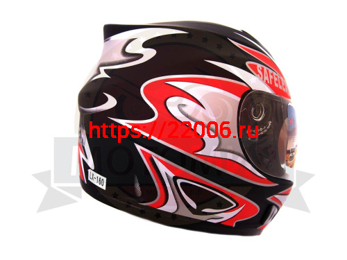 Шлем интеграл "Safelead" HF-160 "Анти Крыло" MATT BLACK CI размер L фото 5