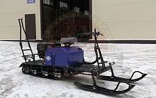 Мотобуксировщик с лыжным модулем 16 л.с., С РЕВЕРСОМ ЛИДЕР-3-3Т-16АП (3 тел.), АДАПТИВНАЯ ПОДВЕСКА