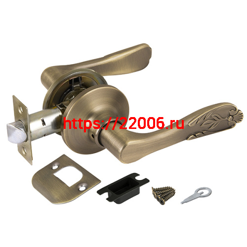 Ручка Punto (Пунто) защелка DK633 MAB-PS (6033 MAB-P) (без фик.) мат.бронза