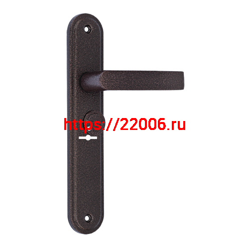 Ручка дверная Mettem (Меттэм) для ЗВ9 902 НР 0501 (плоская) с пружиной медн.антик Ручка дверная Mettem (Меттэм) для ЗВ9 902 НР 0501 (плоская) с пружиной медн.антик