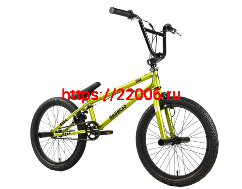 Велосипед 20" Stark'25 Madness BMX 2 (рама ст.,клещ. торм.,гироротор) ярко-зеленый/черный/черный Велосипед 20" Stark'25 Madness BMX 2 (рама ст.,клещ. торм.,гироротор) ярко-зеленый/черный/черный
