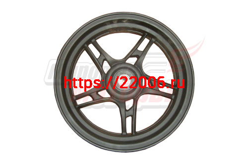 Обод 13" передний литой чёрный скутер (3,5"x13")