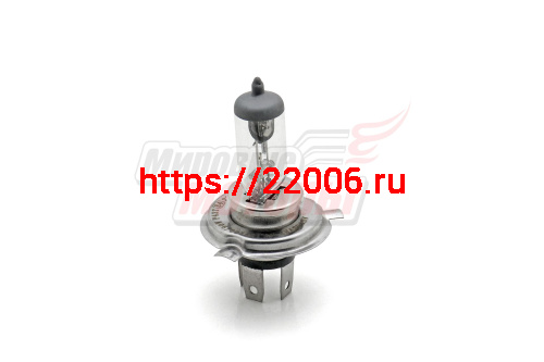 Лампа 12В 100/80(90)Вт (H4) фарная галоген (P43t) Лампа 12В 100/80(90)Вт (H4) фарная галоген (P43t)