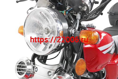 Мопед KT50 Alpha ЛЮКС (Форсир.) (компл-я Люкс, сигн.с автозап,кофр) красный фото 2